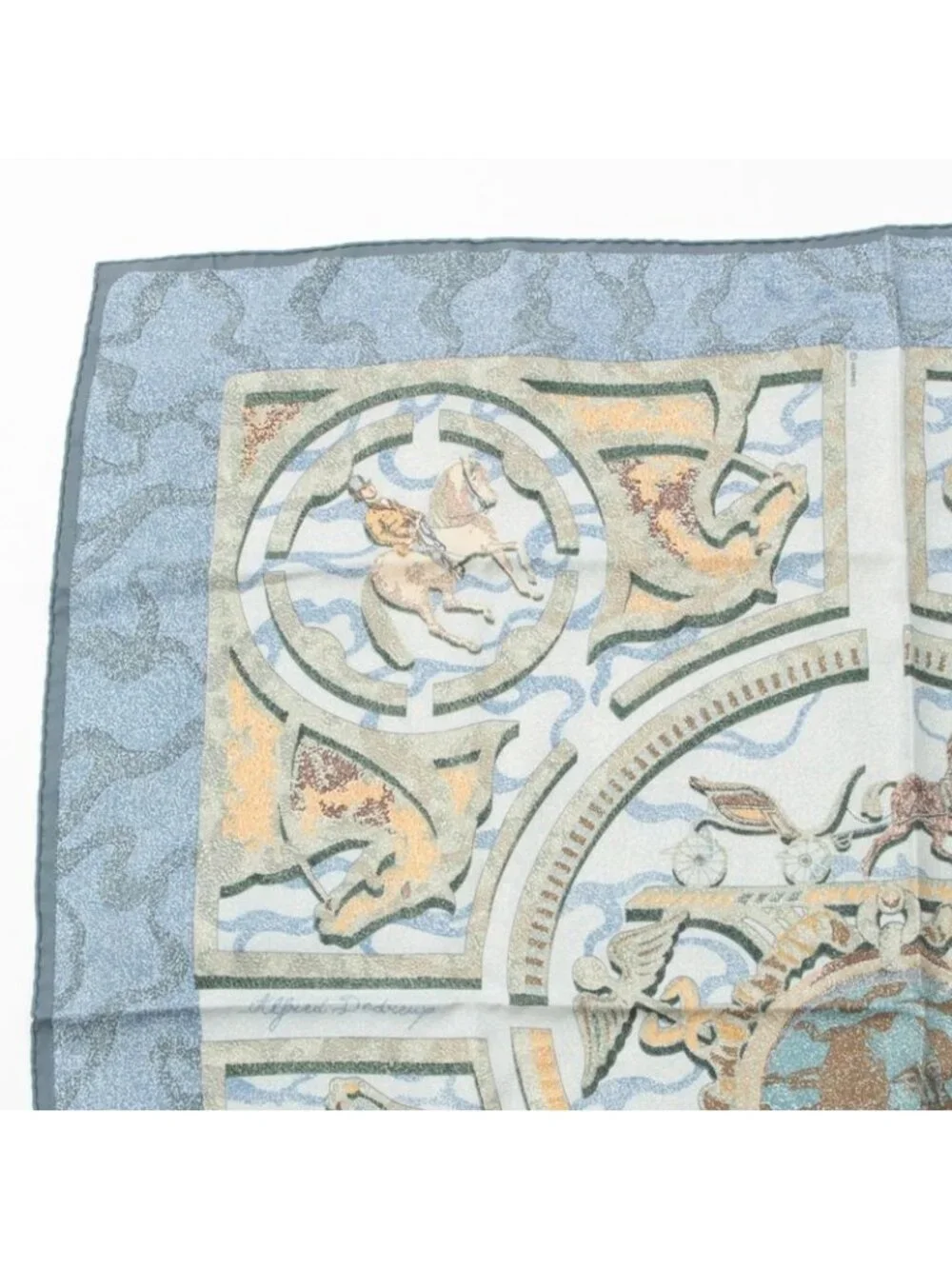 Hermes Carre 90 Silk Peintre du Cheval Horse Drawing Scarf - Picture 2 of 9